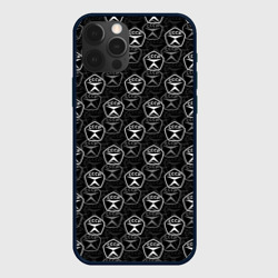 Чехол для iPhone 12 Pro Max СССР паттерн знак качества
