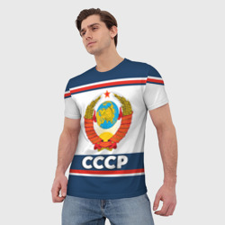 Мужская футболка 3D СССР и герб - фото 2