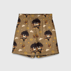 Детские спортивные шорты 3D Чиби Чжун Ли