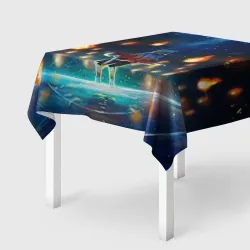 Скатерть 3D Ренгоку Кёджуро Клинок демонов