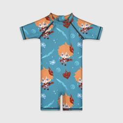 Детский купальный костюм 3D Чиби Чайльд