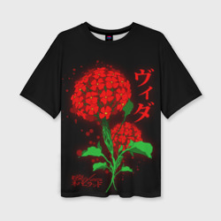 Женская футболка oversize 3D Обещанный Неверленд, Вида