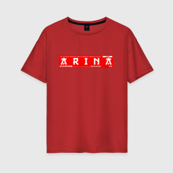 Женская футболка хлопок Oversize Арина/Arina