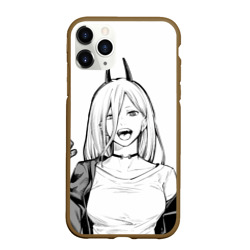 Чехол для iPhone 11 Pro Max матовый Black and White Anime