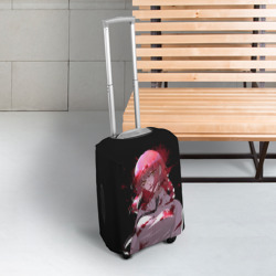 Чехол для чемодана 3D Makima Chainsaw Man - anime girl - фото 2