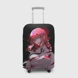 Чехол для чемодана 3D Makima Chainsaw Man - anime girl