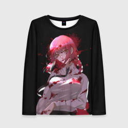 Женский лонгслив 3D Makima Chainsaw Man - anime girl