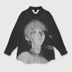 Женская рубашка oversize 3D Makima Chainsaw Man 3D модель