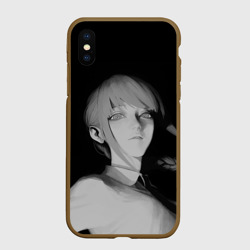Чехол для iPhone XS Max матовый Makima Chainsaw Man 3D модель