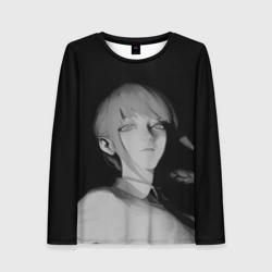 Женский лонгслив 3D Makima Chainsaw Man 3D модель