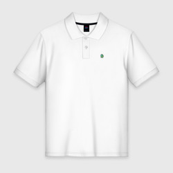 Micro AMONG US Green – Мужское поло хлопок с вышивкой с принтом купить