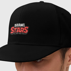 Micro BRAWL STARS logo – Кепка снепбек с вышивкой с принтом купить