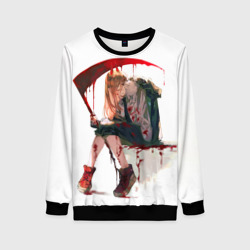 Женский свитшот 3D Человек Бензопила Аниме - Пауэр