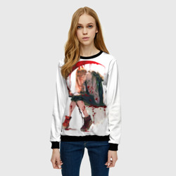 Женский свитшот 3D Человек Бензопила Аниме - Пауэр - фото 2