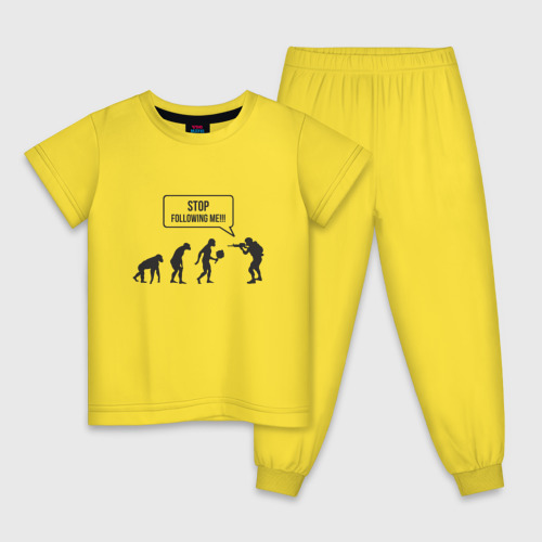 Детская пижама хлопок с принтом CS GO (+спина) (Z), вид спереди #2