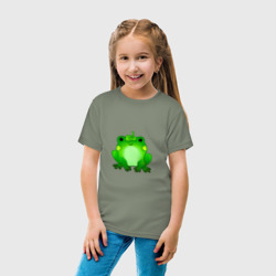 Детская футболка хлопок Жаба с листиком - фото 2