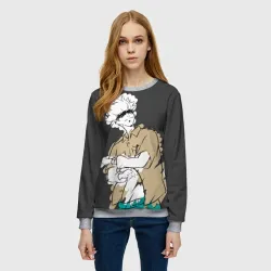 Женский свитшот 3D Годжо Магическая Битва - фото 2