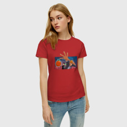 Женская футболка хлопок Аратака показывает свои силы - фото 2