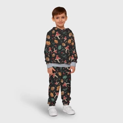 Детский костюм с толстовкой 3D Лесной принт с мухоморами - фото 2