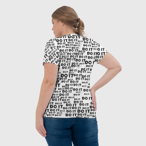 Женская футболка 3D с принтом Люси, вид сзади #2