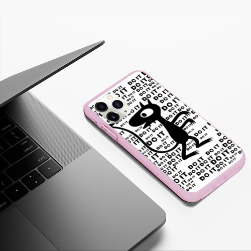 Чехол для iPhone 11 Pro Max матовый Люси, цвет розовый - фото 5