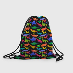 Рюкзак-мешок 3D Яркие динозавры