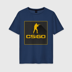 Женская футболка хлопок Oversize CS GO