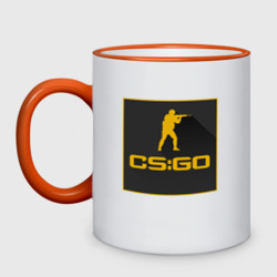 Кружка двухцветная CS GO