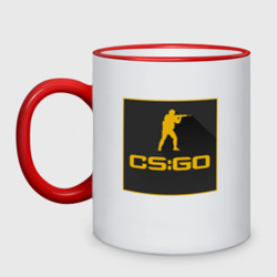 Кружка двухцветная CS GO