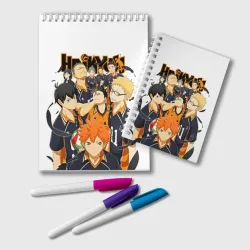 Блокнот Крутой волебольная команда из аниме Haikyuu!!
