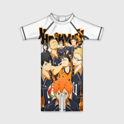 Детский купальный костюм 3D Крутой волебольная команда из аниме Haikyuu!!