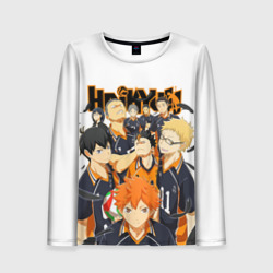 Женский лонгслив 3D Крутой волебольная команда из аниме Haikyuu!!