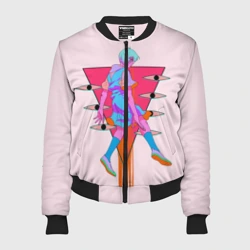 Женский бомбер 3D Евангилион