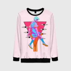Женский свитшот 3D Евангилион