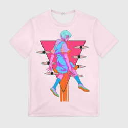 Мужская футболка 3D Евангилион