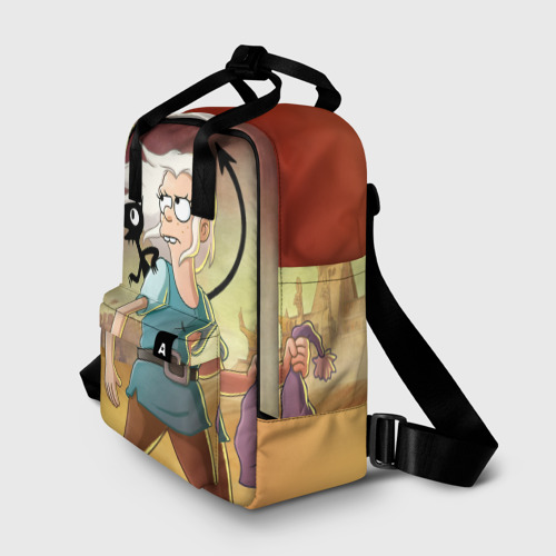 Женский рюкзак 3D с принтом Разочарование, фото на моделе #1