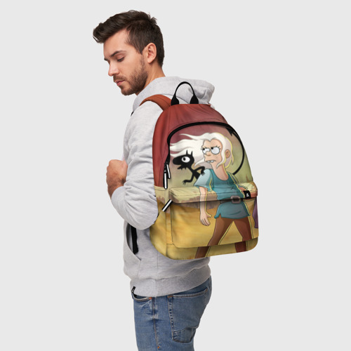 Рюкзак 3D с принтом Разочарование, фото на моделе #1