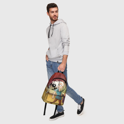 Рюкзак 3D с принтом Разочарование, фото #5