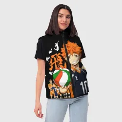 Женский жилет утепленный 3D Команда Сёё Хинаты и он сам - фото 2