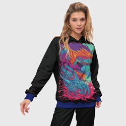 Женский костюм с толстовкой 3D Hyper beast art - фото 2