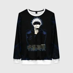 Женский свитшот 3D Jujutsu Kaisen - Satoru Gojou
