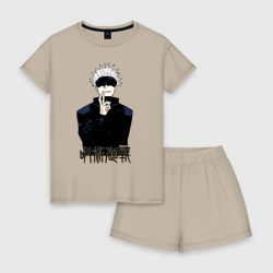 Женская пижама с шортиками хлопок Jujutsu Kaisen - Satoru Gojou стоит