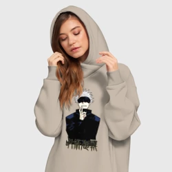 Платье-худи хлопок Jujutsu Kaisen - Satoru Gojou стоит - фото 2