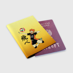 Обложка для паспорта матовая кожа Fly High Haikyuu!! - фото 2