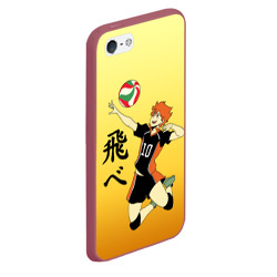 Чехол для iPhone 5/5S матовый Fly High Haikyuu!! - фото 2