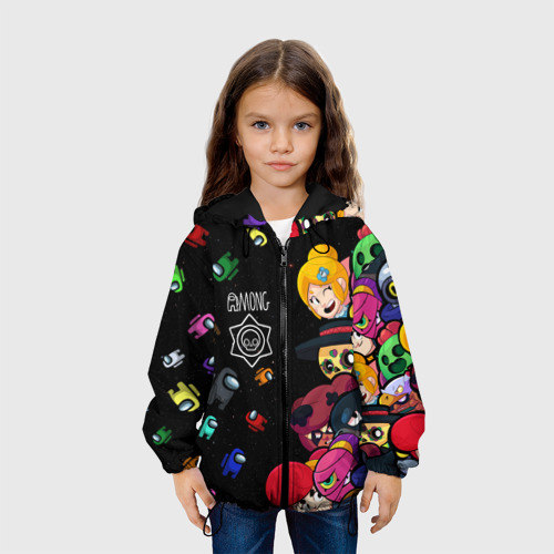 Детская куртка 3D Among Stars, цвет черный - фото 4