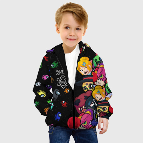 Детская куртка 3D Among Stars, цвет черный - фото 3