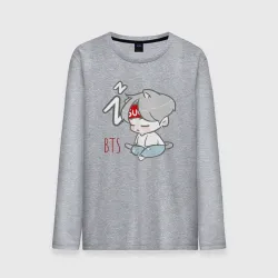 Мужской лонгслив хлопок BTS sleep