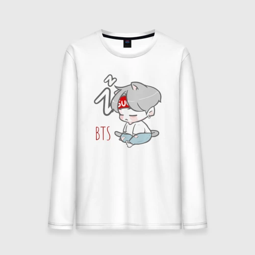 Мужской лонгслив хлопок BTS sleep