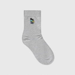 Micro AMONG US Real Man – Детские носки с вышивкой с принтом купить